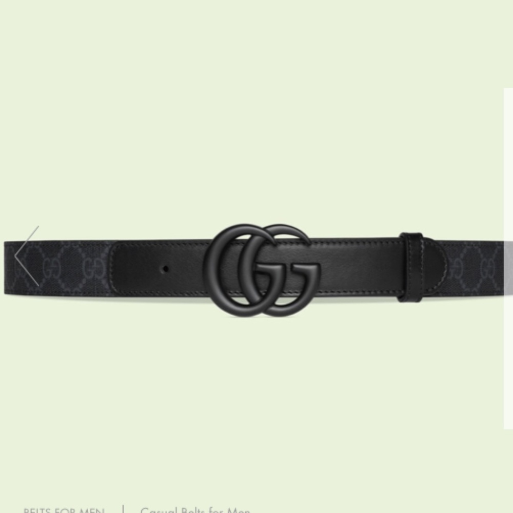 GUCCI GG Marmont Belt, NWT and all packaging included. Black, size 105